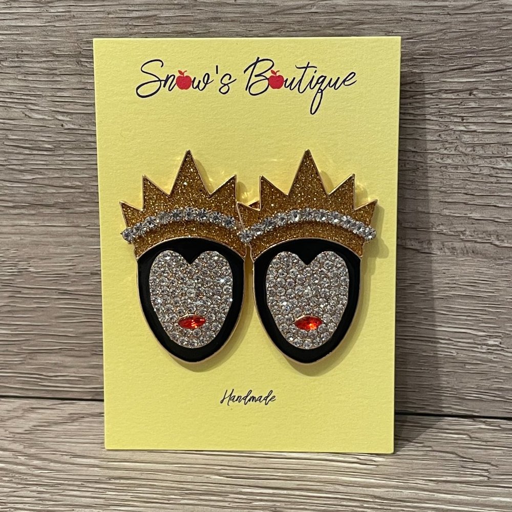 3/$35 Evil Queen Snow White // Disneyland Disney World Earrings